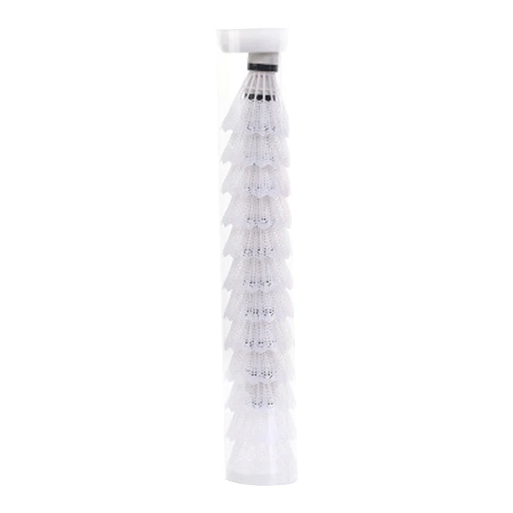12pcs Lightweight Plastic Badminton Shuttlecocks