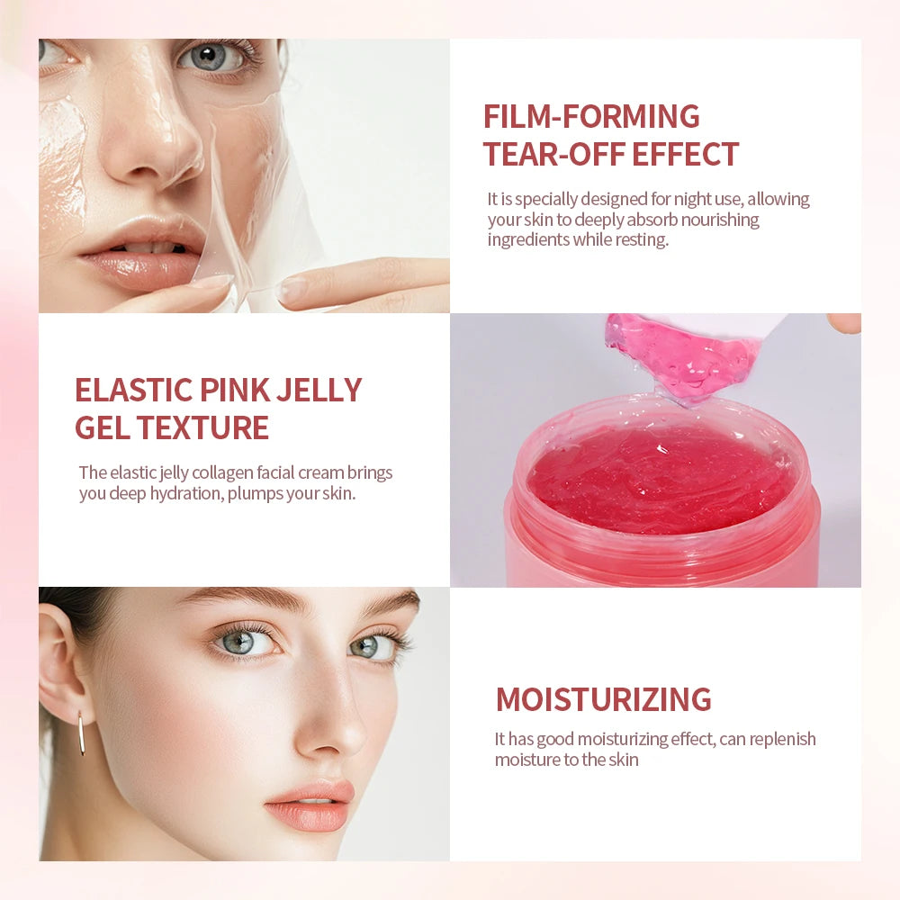 Collagen Jelly Cream – Overnight Hydrating & Firming Facial Mask