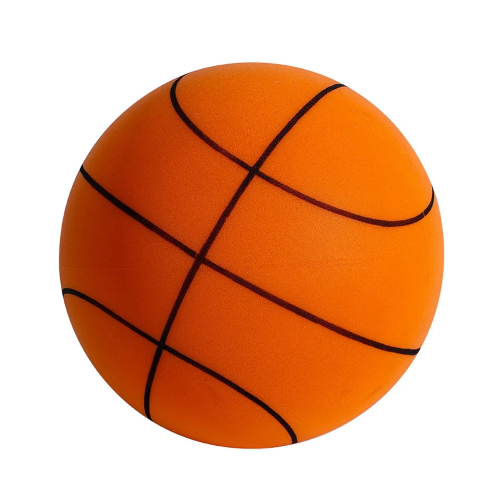Indoor Silent Foam Basketball – Soft Mute Bounce Ball (18/21/24cm)