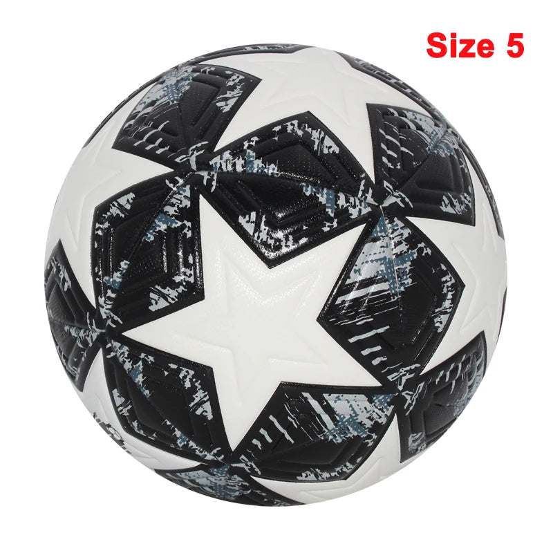 Standard Soccer Ball – Professional Seamless PU Football (Sizes 4 & 5)