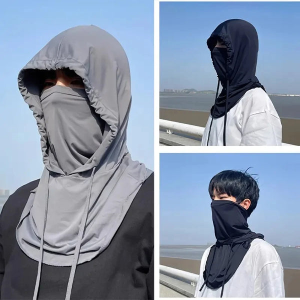 360° Cooling Sun Hood Mask – Lightweight Outdoor Face Cover