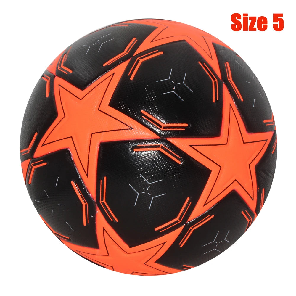 Standard Soccer Ball – Professional Seamless PU Football (Sizes 4 & 5)