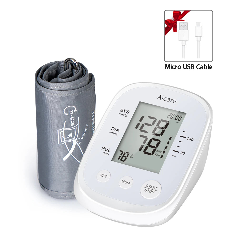 AICARE Upper Arm Digital Blood Pressure Monitor