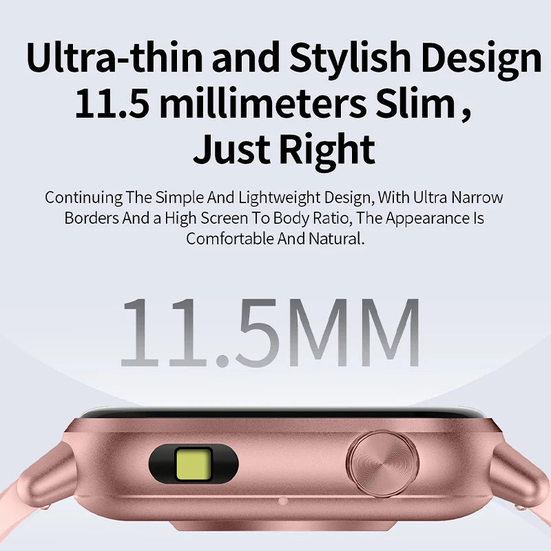 Men's Bluetooth Call Smart Watch – IP68 Waterproof Fitness Tracker