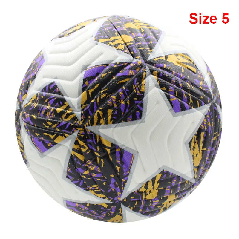Standard Soccer Ball – Professional Seamless PU Football (Sizes 4 & 5)