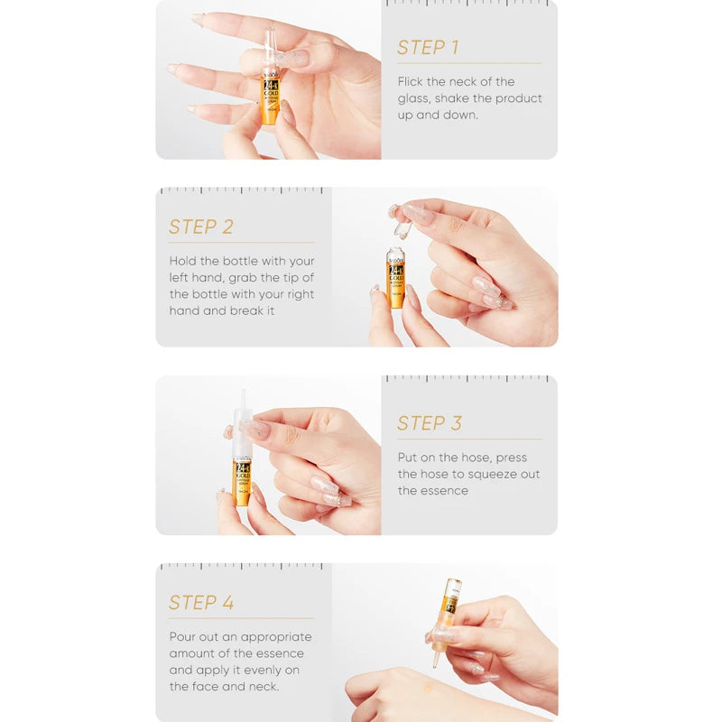 24K Gold Anti-Aging Face Serum – Dark Spot & Wrinkle Remover