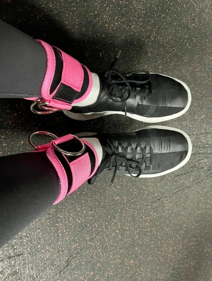 TPE Resistance Bands with Ankle Straps – Leg & Glute Training Set