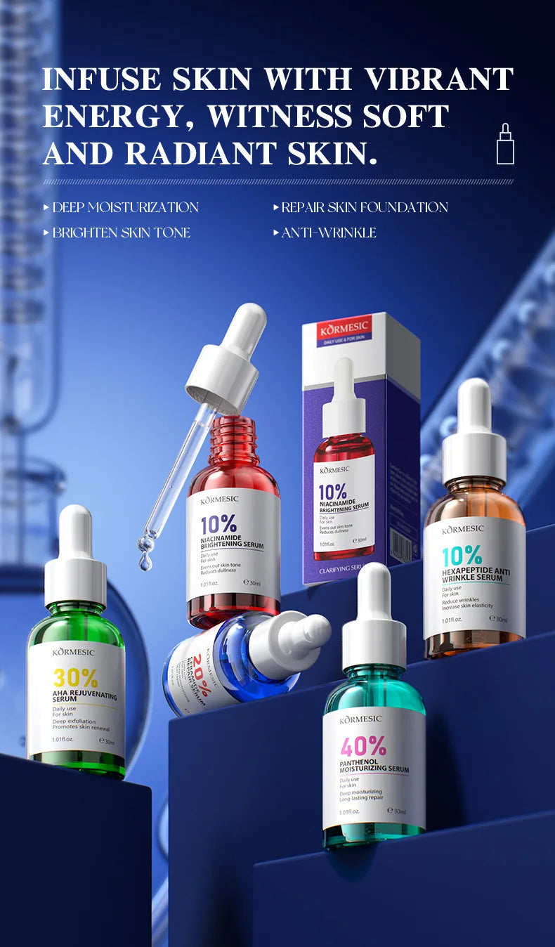 AHA Niacinamide Brightening Serum – Anti-Wrinkle & Nourishing Essence