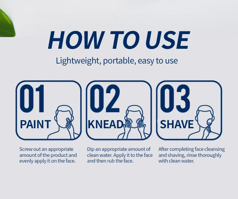 O'CHEAL 40g Facial Cleansing Gel Shaving Stick