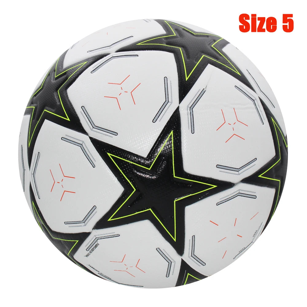 Standard Soccer Ball – Professional Seamless PU Football (Sizes 4 & 5)