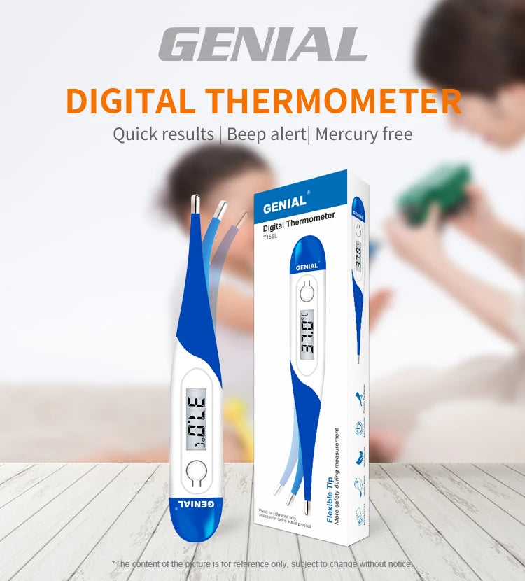 Digital Oral Thermometer – 15s Fast Reading for Adults