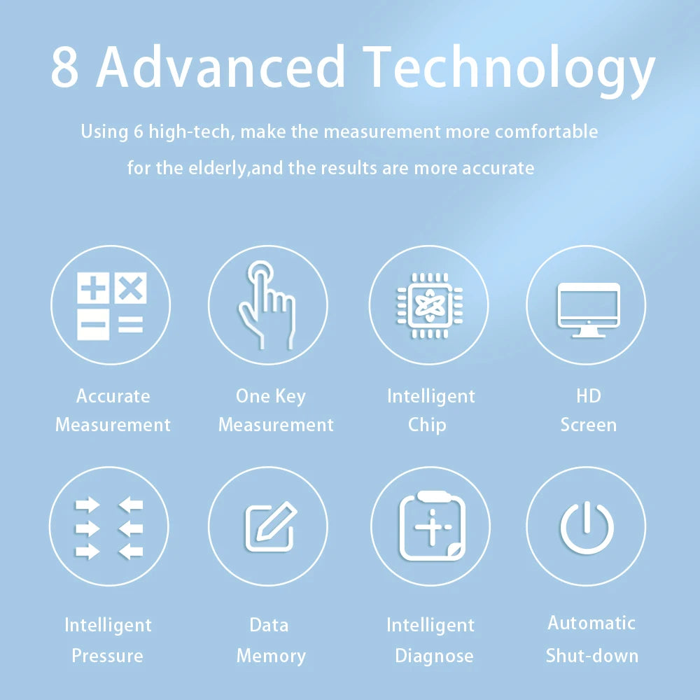 AICARE Upper Arm Digital Blood Pressure Monitor