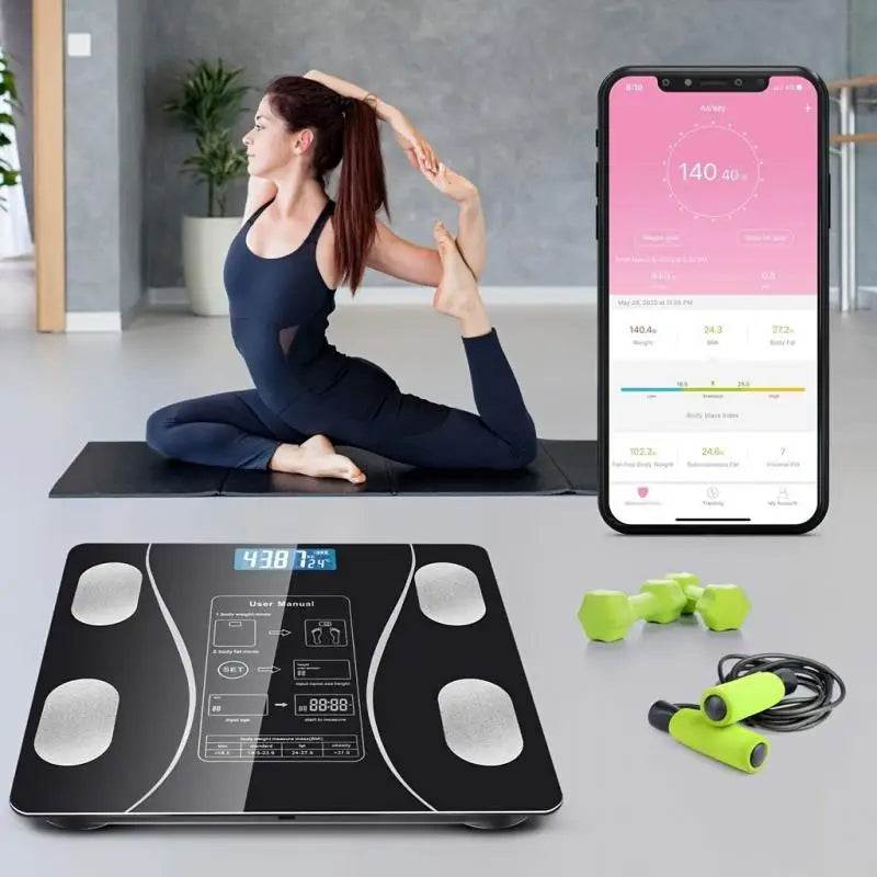Smart Body Fat Scale – Digital Wireless Weight & Composition Analyzer
