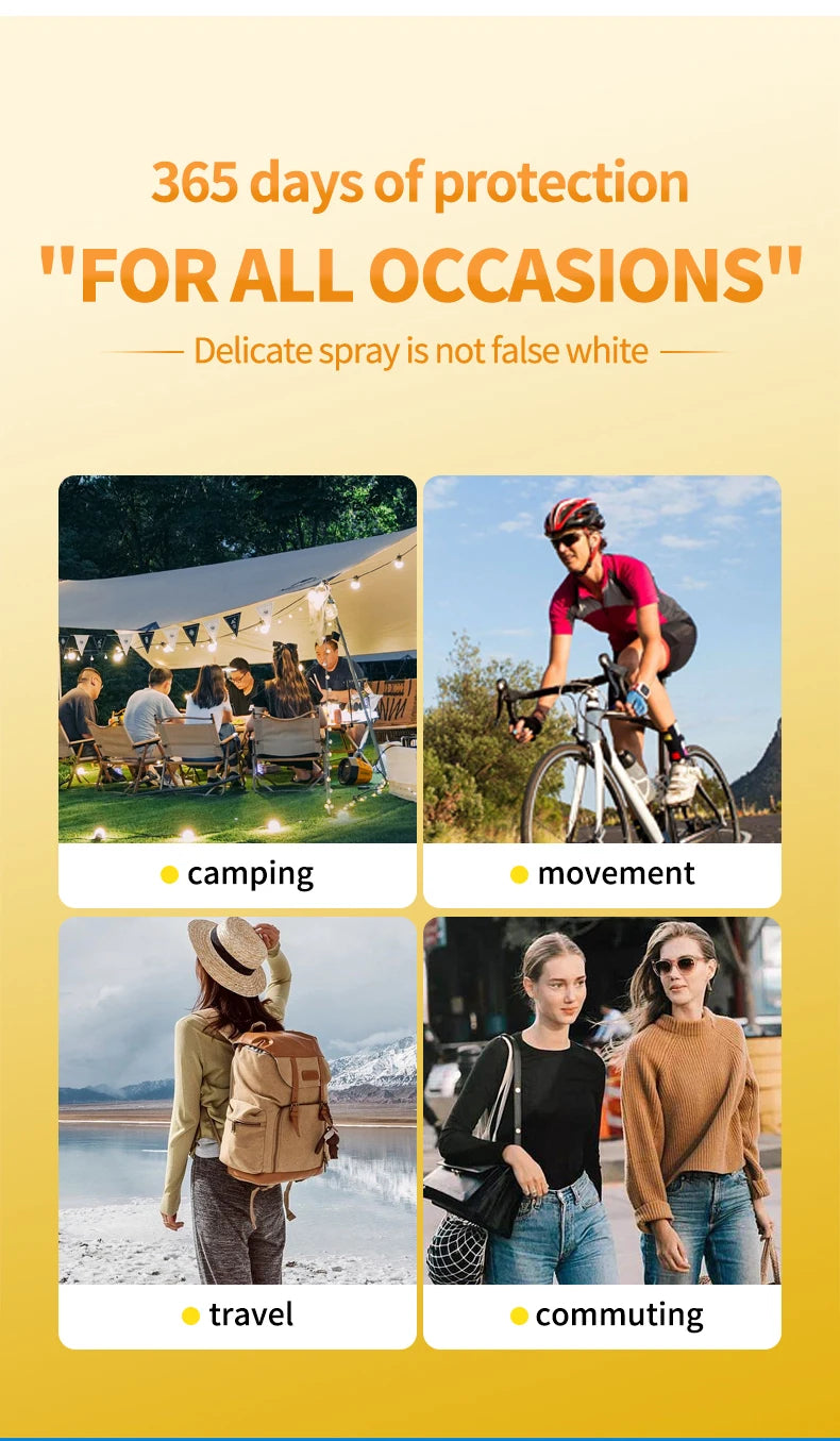 O’cheal Sunscreen Spray – 150ml Moisturizing & Anti-Aging SPF for Face & Body