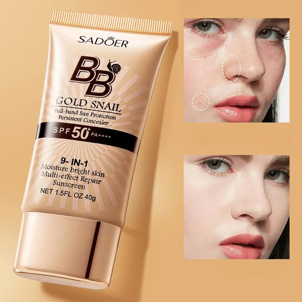 Gold Snail BB Cream SPF50 – Sunscreen & Concealer Moisturizer