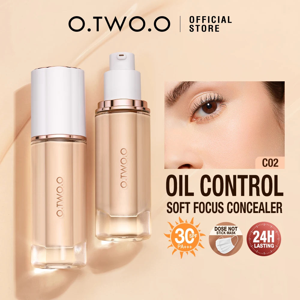 O.TWO.O High-Coverage Liquid Foundation Cream