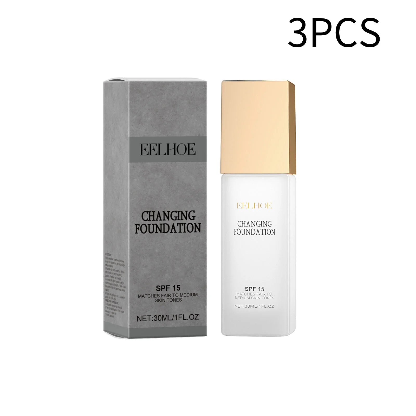 Full Coverage Matte Liquid Foundation with SPF15