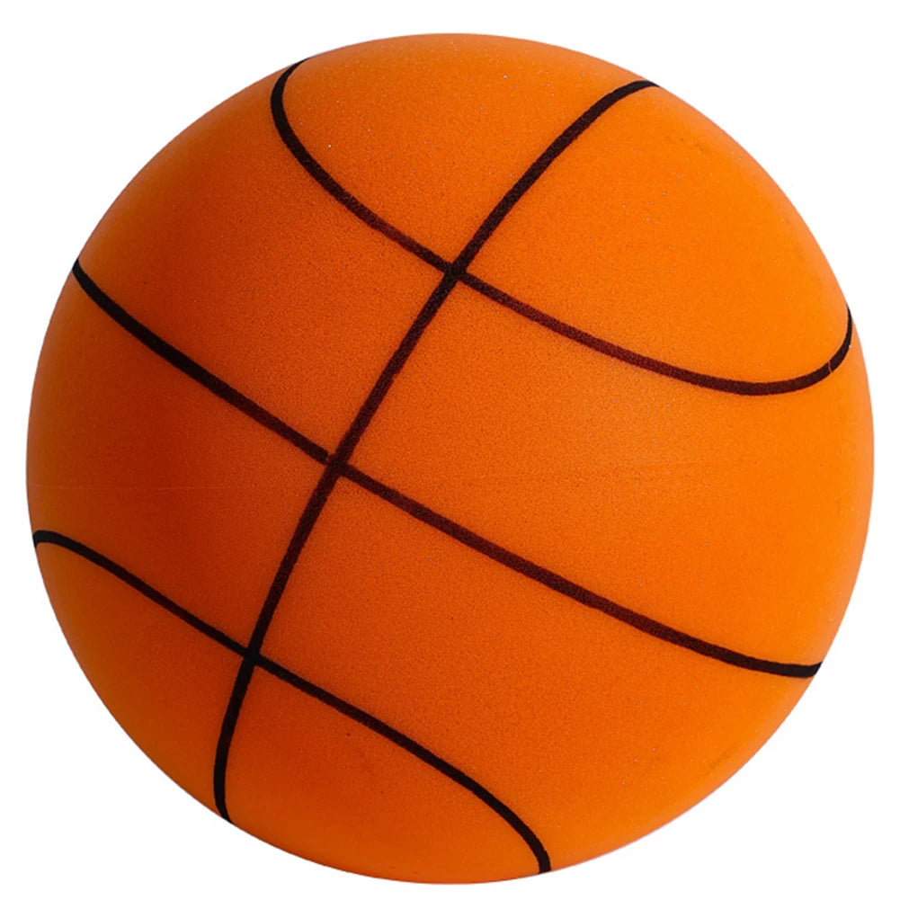 Indoor Silent Foam Basketball – Soft Mute Bounce Ball (18/21/24cm)