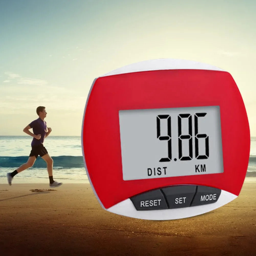 Digital Clip-On Pedometer – Step & Calorie Counter with LCD Display