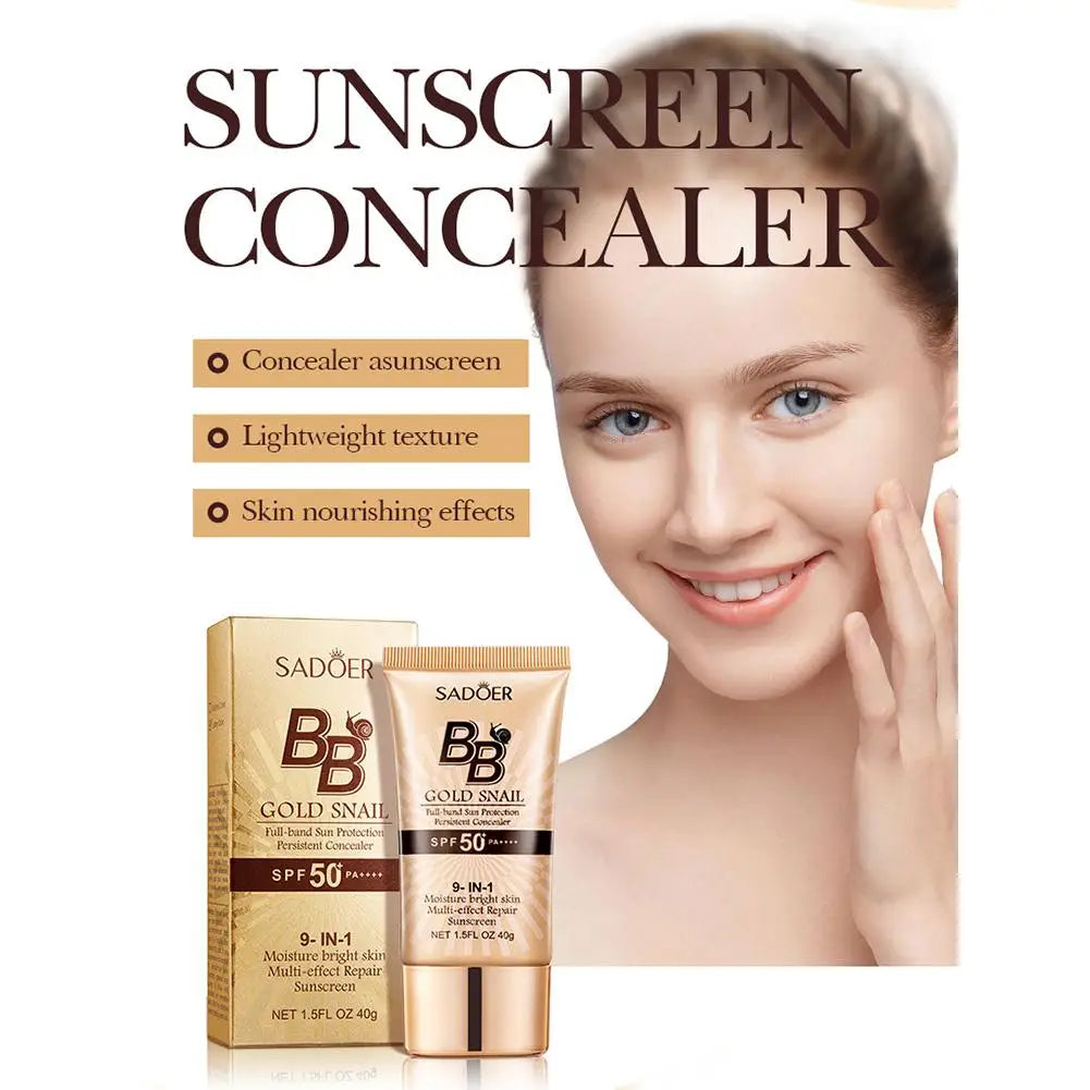 Gold Snail BB Cream SPF50 – Sunscreen & Concealer Moisturizer