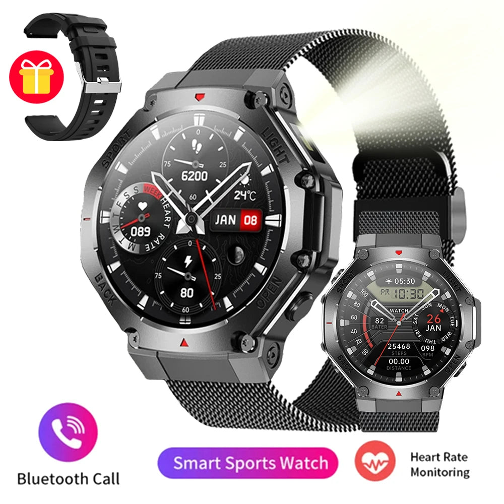 2025 Bluetooth 5.0 Smart Watch – Women's Health & Sports Tracker