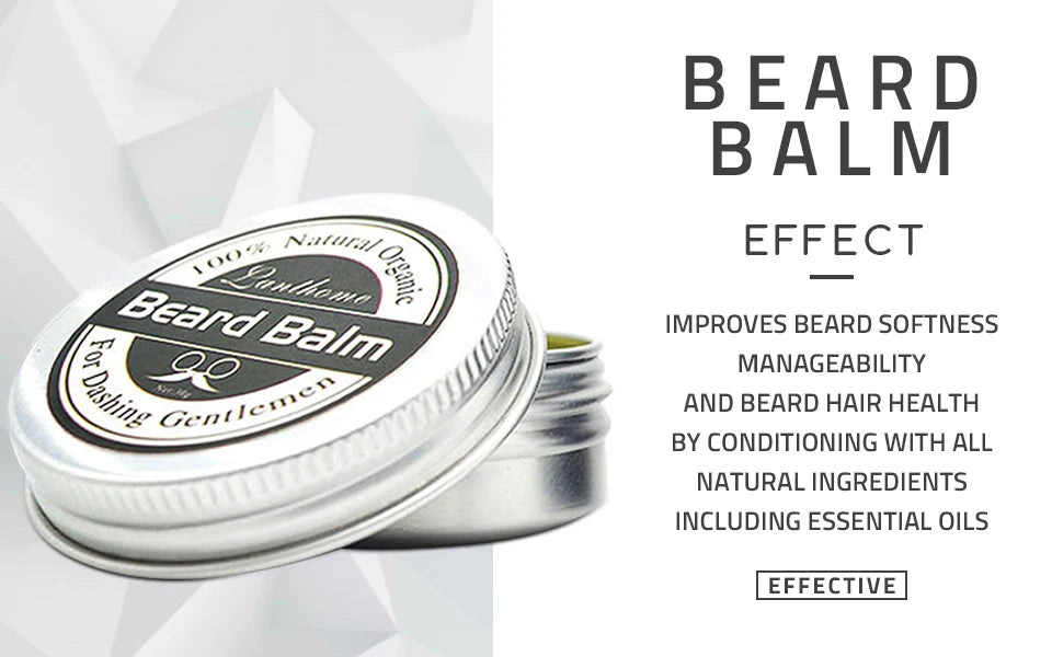 Natural Beard Balm & Growth Oil – Moisturizing Styling Cream for Men