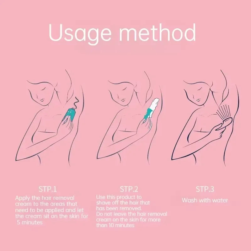 Permanent Hair Removal Cream – Painless Epilator for Intimate Areas