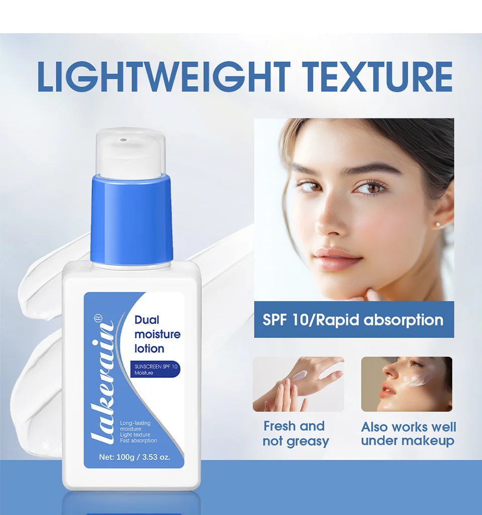 Dual Moisture Sunscreen Lotion SPF10 – Hydrating Skincare