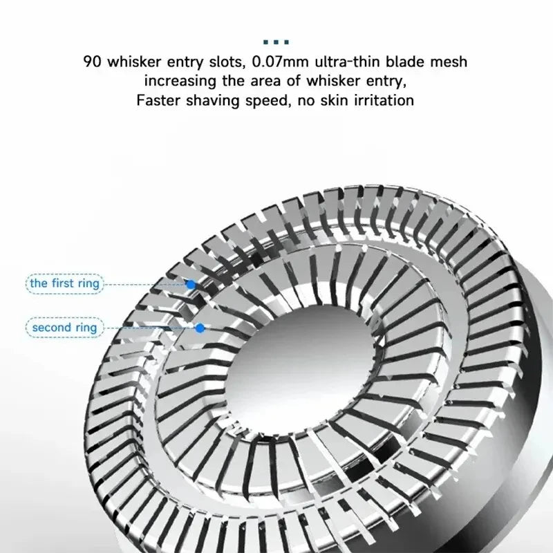 Mini USB Rechargeable Electric Razor for Men – Portable Black Shaver