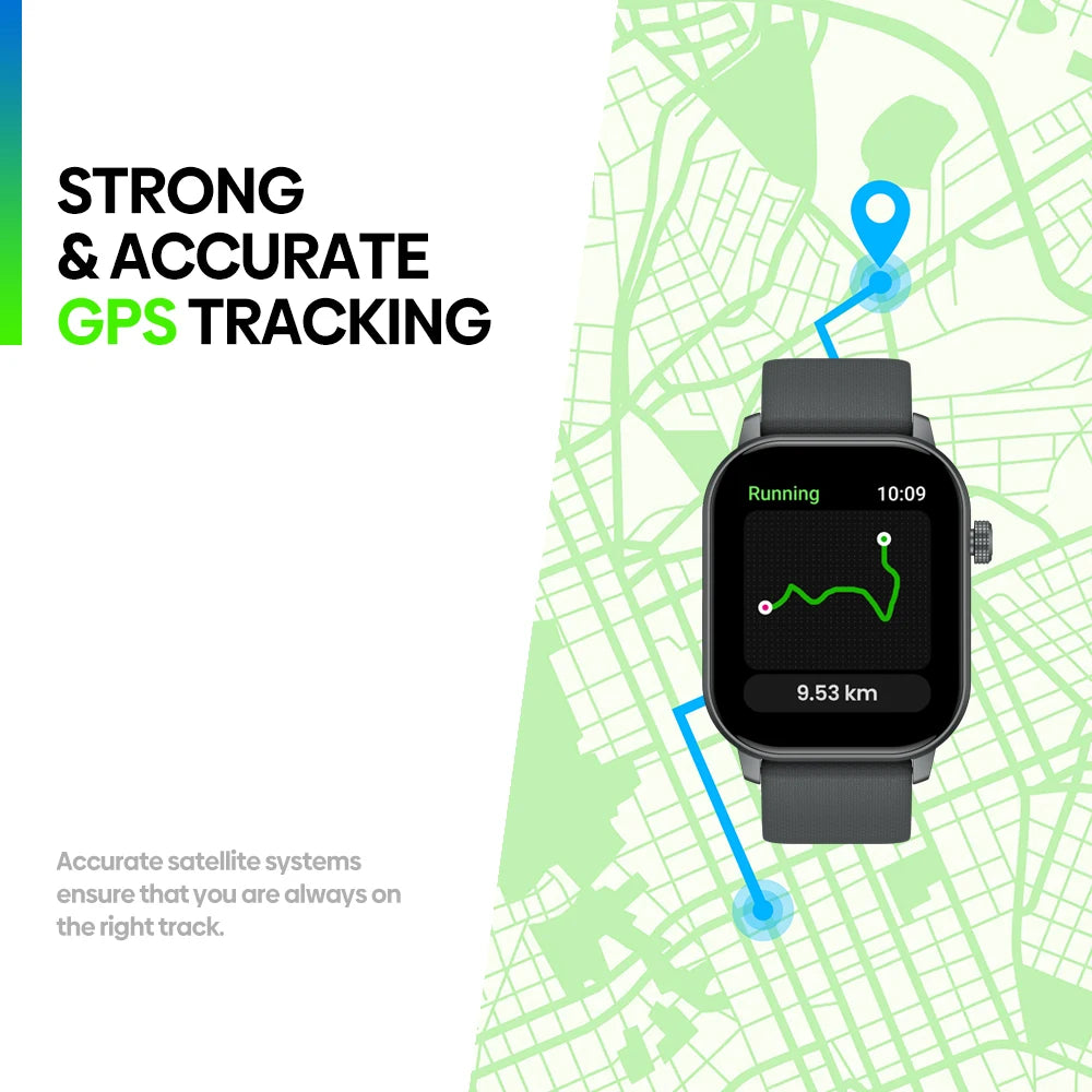 2025 Zeblaze GTS 3 GPS Smartwatch – 2.01" Sports & Health Tracker