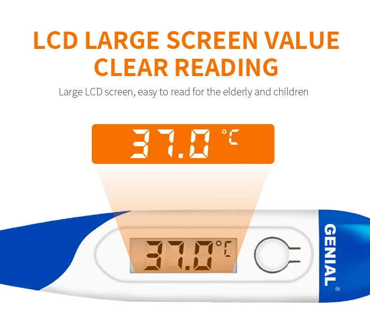 Digital Oral Thermometer – 15s Fast Reading for Adults