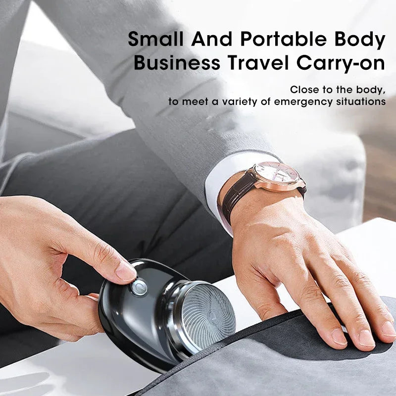 Upgraded Portable Men’s Razor – Wet/Dry, USB Rechargeable, Fast Charging