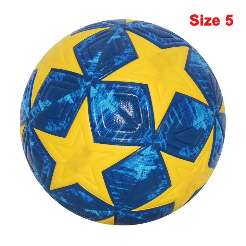 Standard Soccer Ball – Professional Seamless PU Football (Sizes 4 & 5)