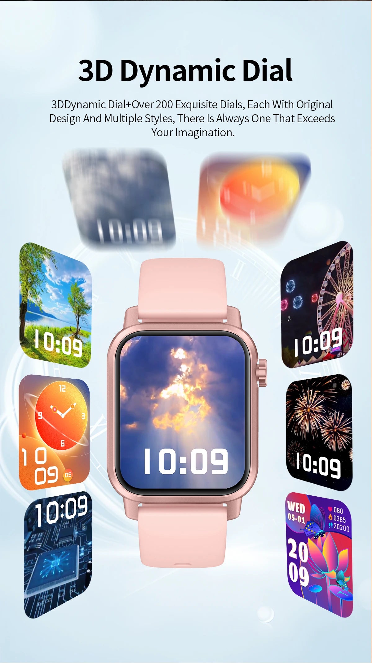 Men's Bluetooth Call Smart Watch – IP68 Waterproof Fitness Tracker