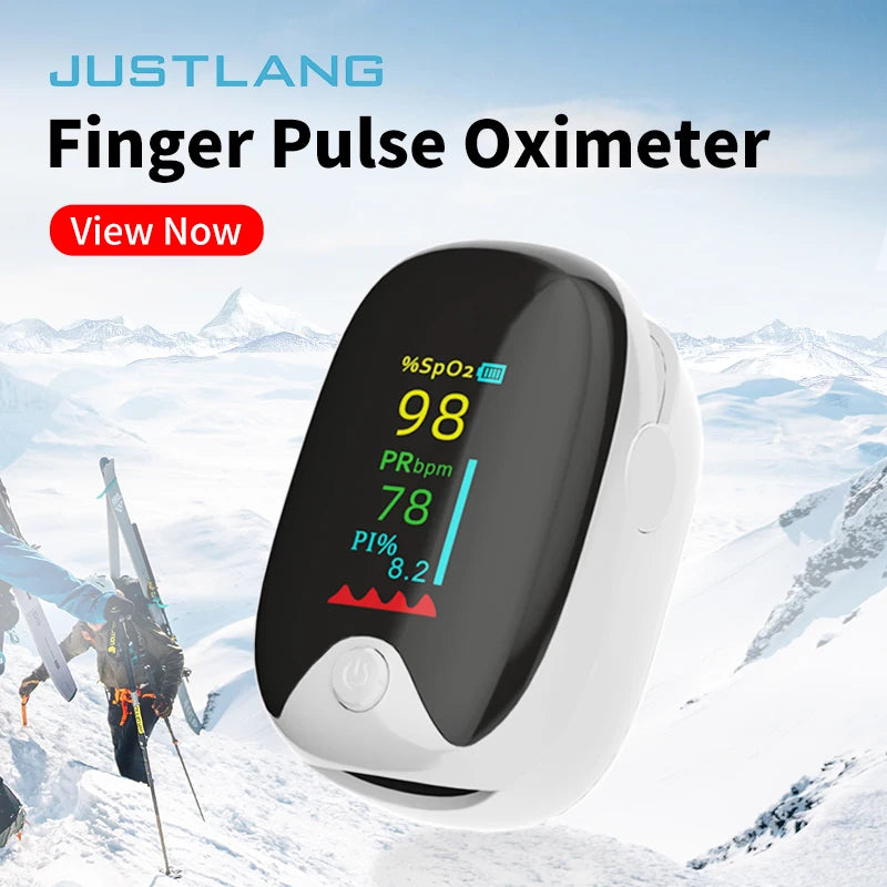 Medical Finger Pulse Oximeter – Oxygen & Heart Rate Monitor