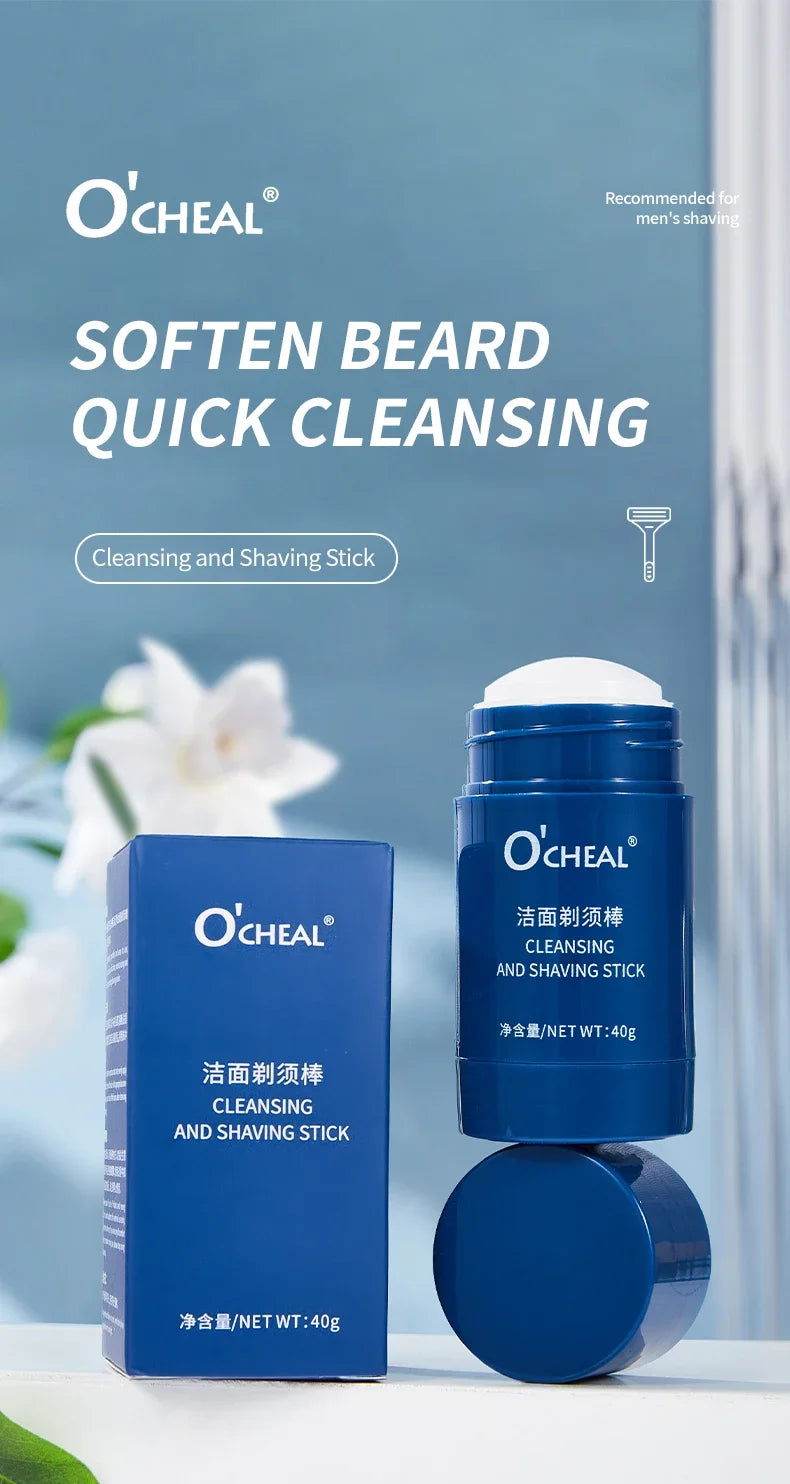 O'CHEAL 40g Facial Cleansing Gel Shaving Stick
