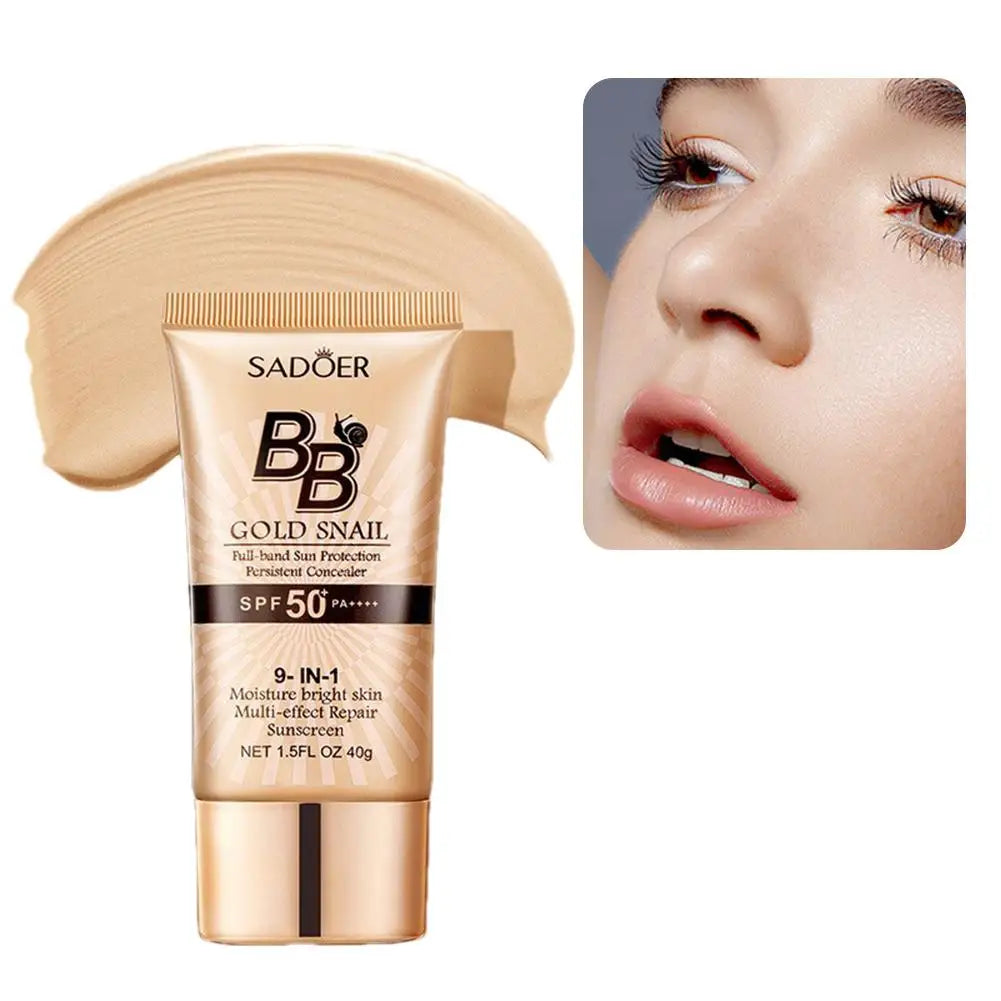 Gold Snail BB Cream SPF50 – Sunscreen & Concealer Moisturizer