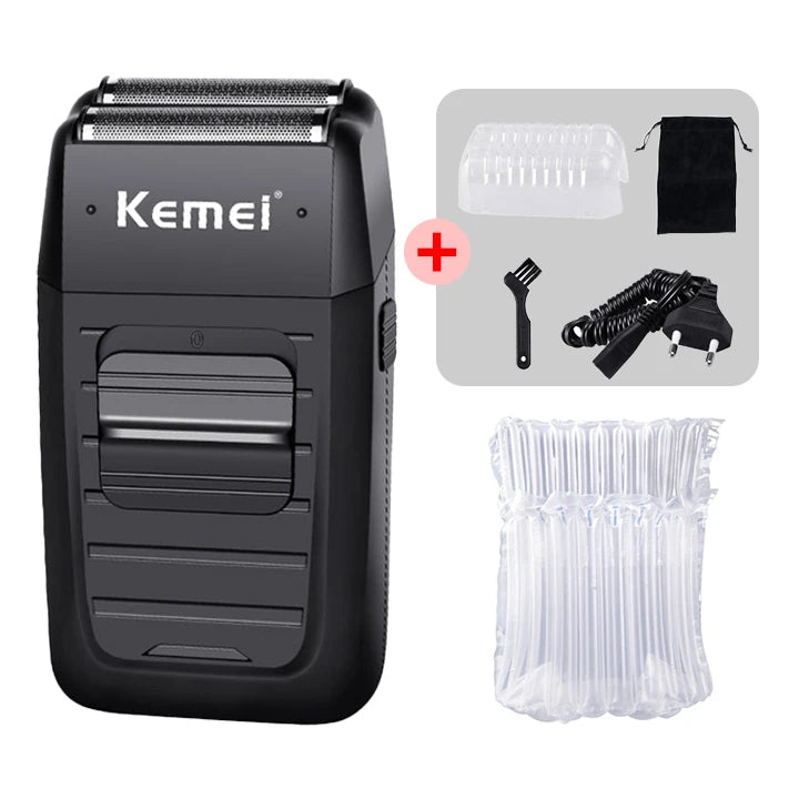 Kemei KM-1102 Cordless Twin Blade Men’s Shaver & Trimmer