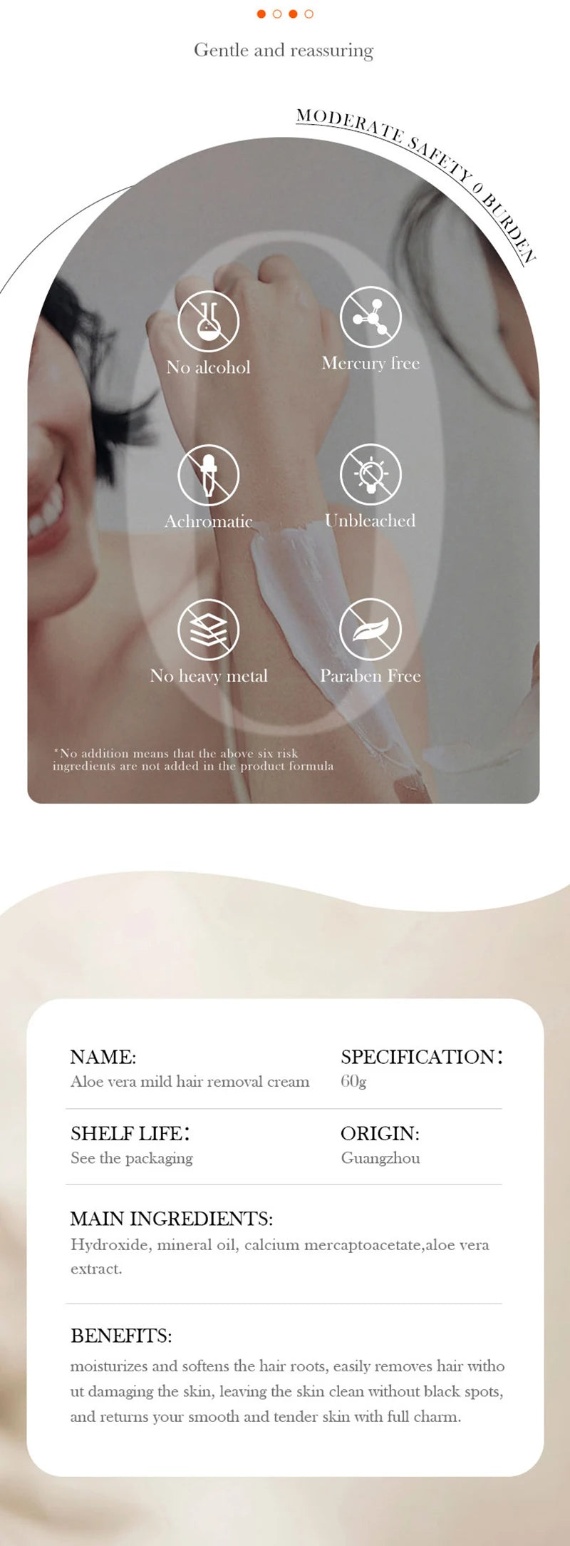 Permanent Hair Removal Cream – Painless Epilator for Intimate Areas