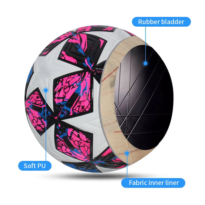 Standard Soccer Ball – Professional Seamless PU Football (Sizes 4 & 5)