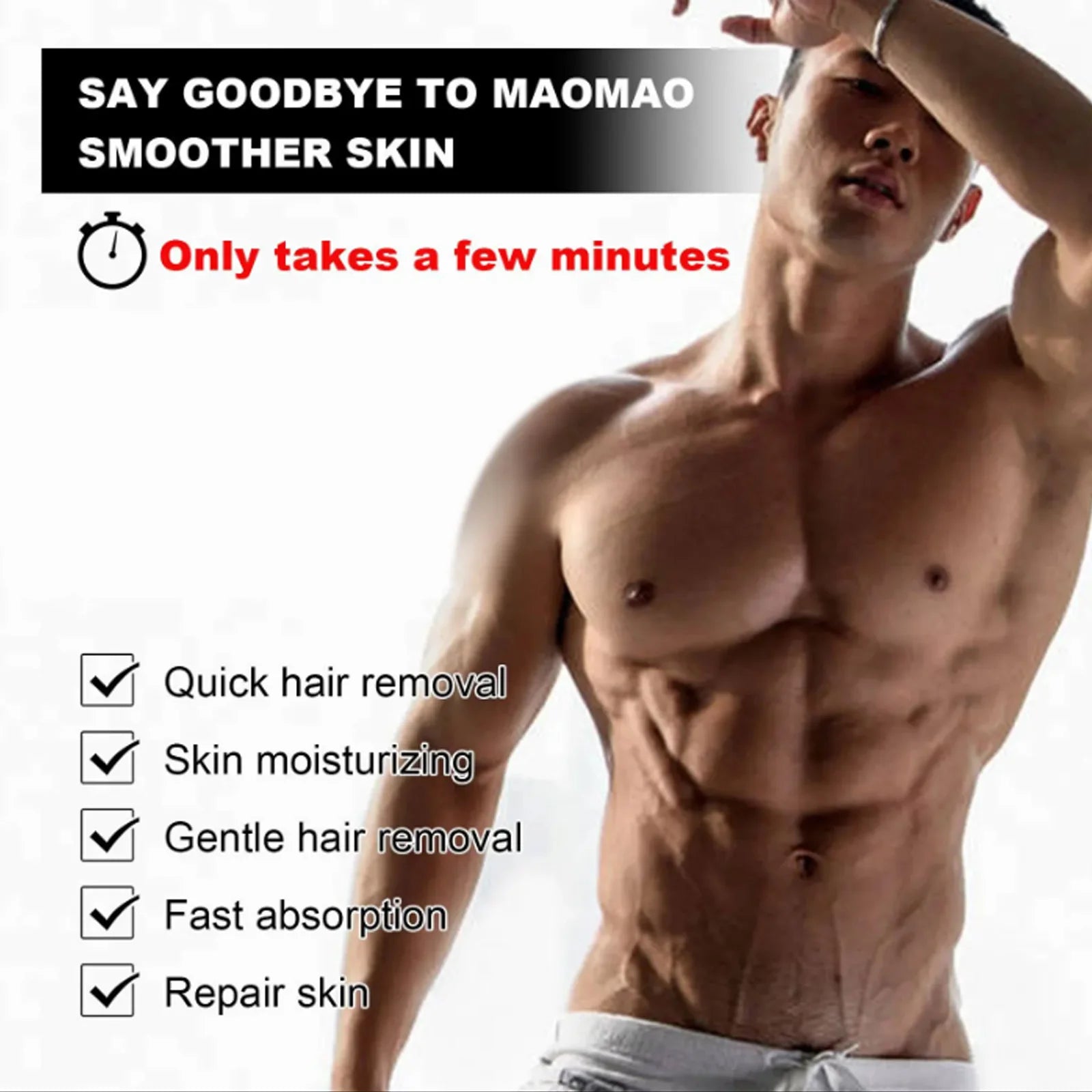 Men’s Aloe Hair Removal Cream – Nourishing & Painless Formula