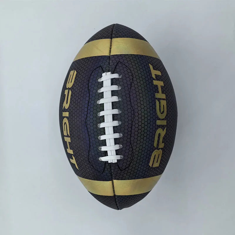Standard Size 9 American Football – PU Rugby Ball for Youth & Adult