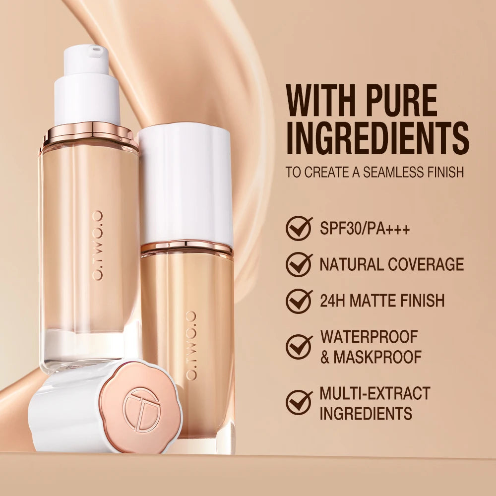 O.TWO.O High-Coverage Liquid Foundation Cream