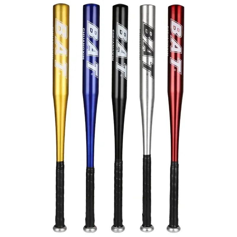 Alloy Aluminum Baseball Bat – Multi-Color Practice Bat for Kids & Adults