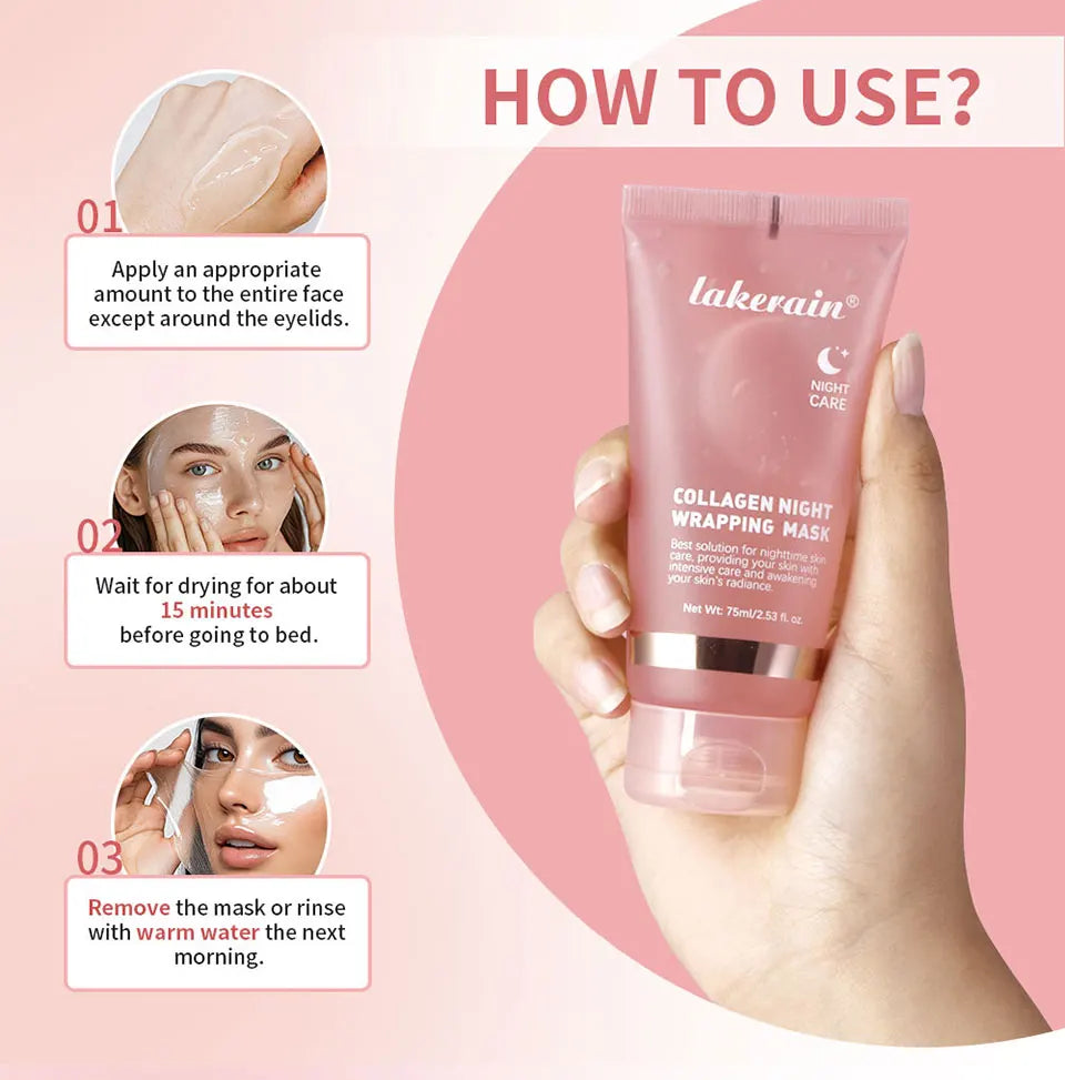 Collagen Jelly Cream – Overnight Hydrating & Firming Facial Mask