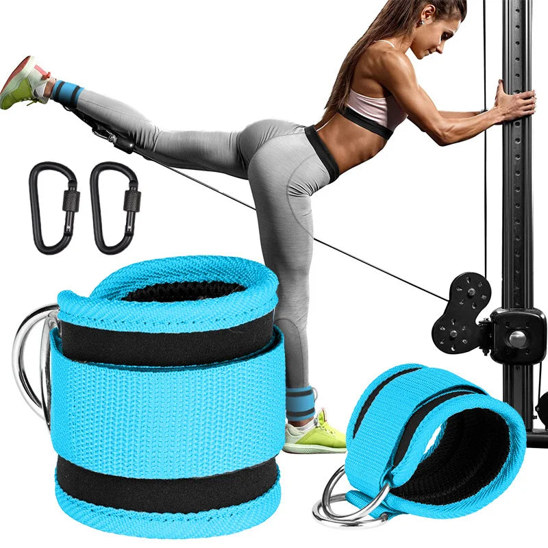 TPE Resistance Bands with Ankle Straps – Leg & Glute Training Set
