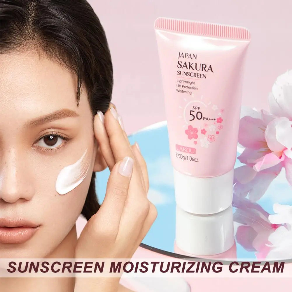 Sakura SPF50 Sunscreen Cream – Face & Body UV Protection
