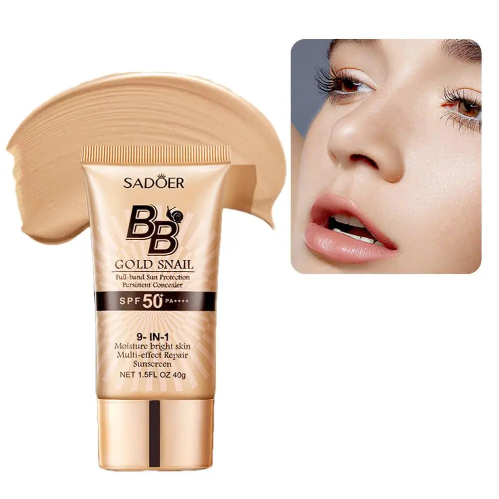 Gold Snail BB Cream SPF50 – Sunscreen & Concealer Moisturizer