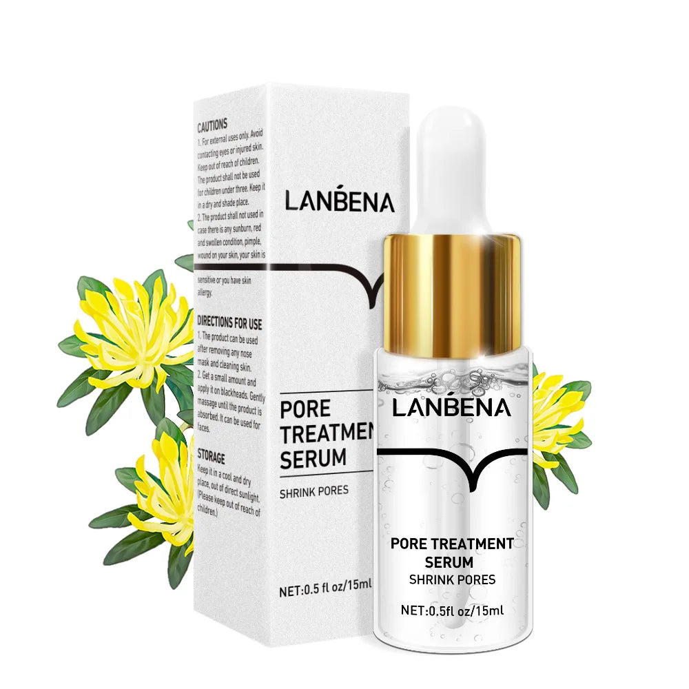 LANBENA Pore Shrinking Essence – Acne & Blackhead Treatment Serum 15ml