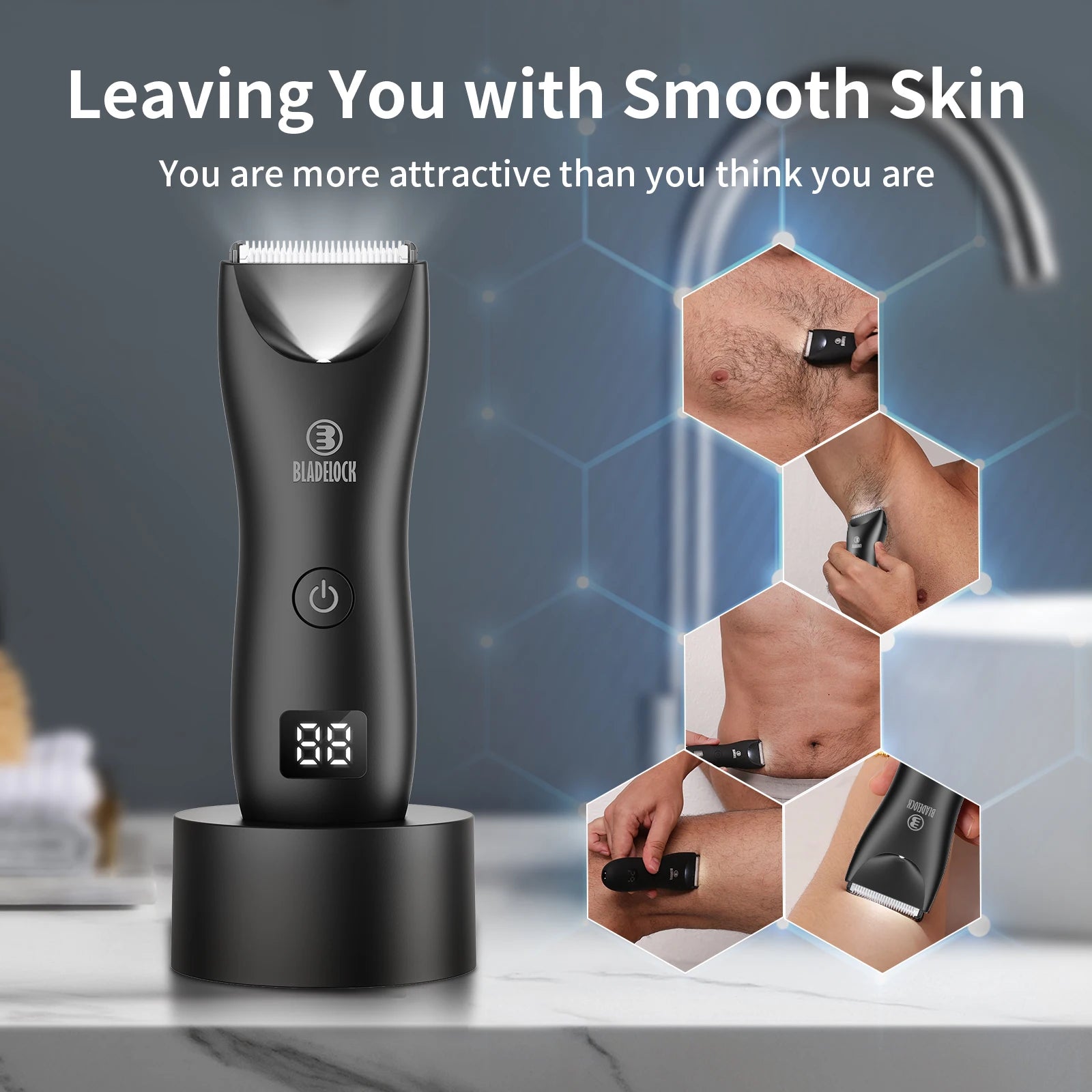 Professional Men's Groin & Body Hair Trimmer